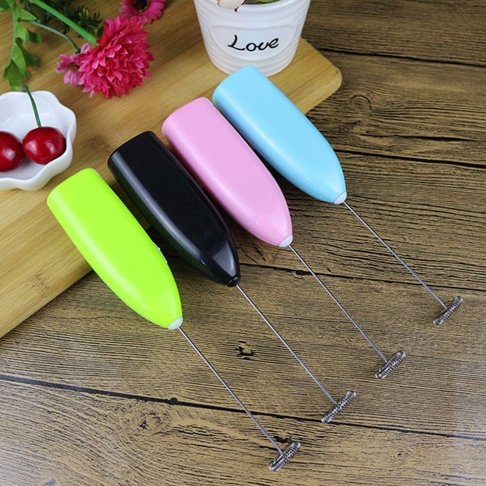 Handheld Egg Beater, Battery Operated Milk Frother Mixer, Beater for Coffee, Cappuccino, Hot Chocolate and Egg Whisks Handheld Egg Beater, Battery Operated Milk Frother Mixer, Beater for Coffee, Cappuccino, Hot Chocolate and Egg Whisks